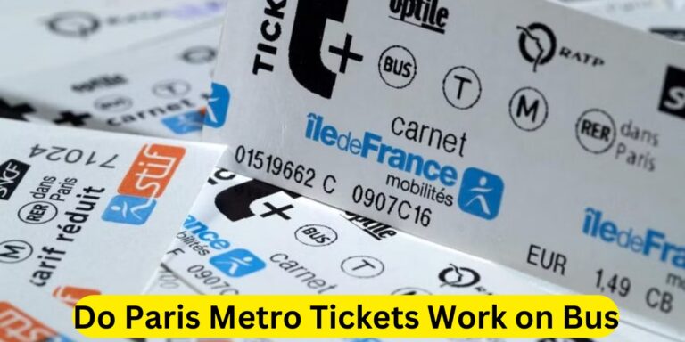 Do Paris Metro Tickets Work on Bus