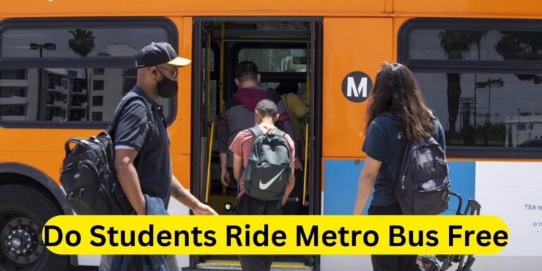 Do Students Ride Metro Bus Free