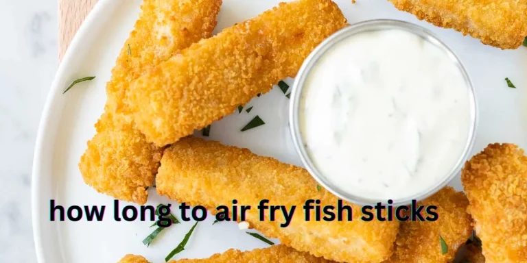 how long to air fry fish sticks