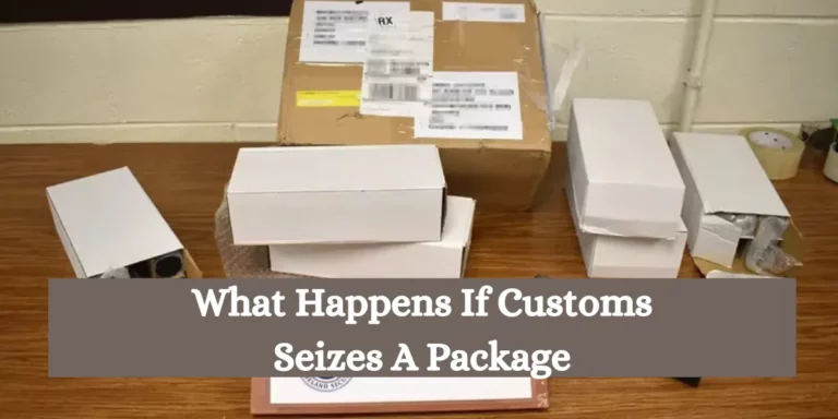 what happens if customs seizes a package