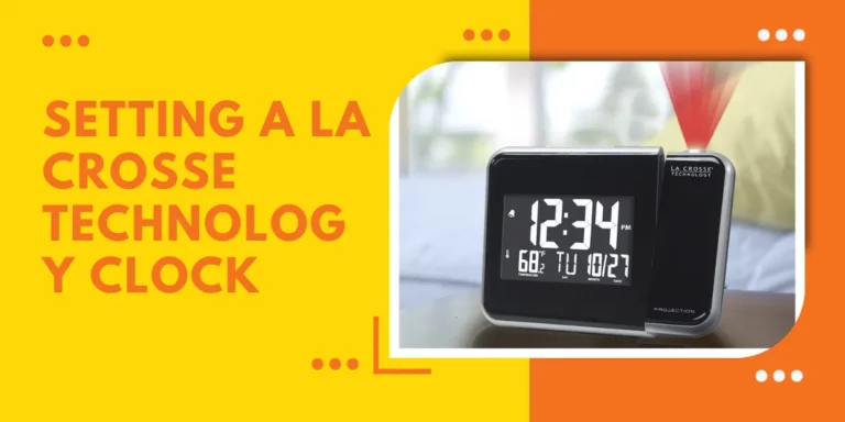 Setting a La Crosse Technology Clock